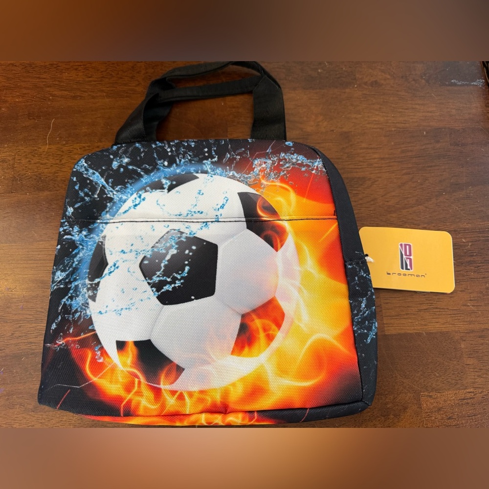 NWT kids soccer lunch box